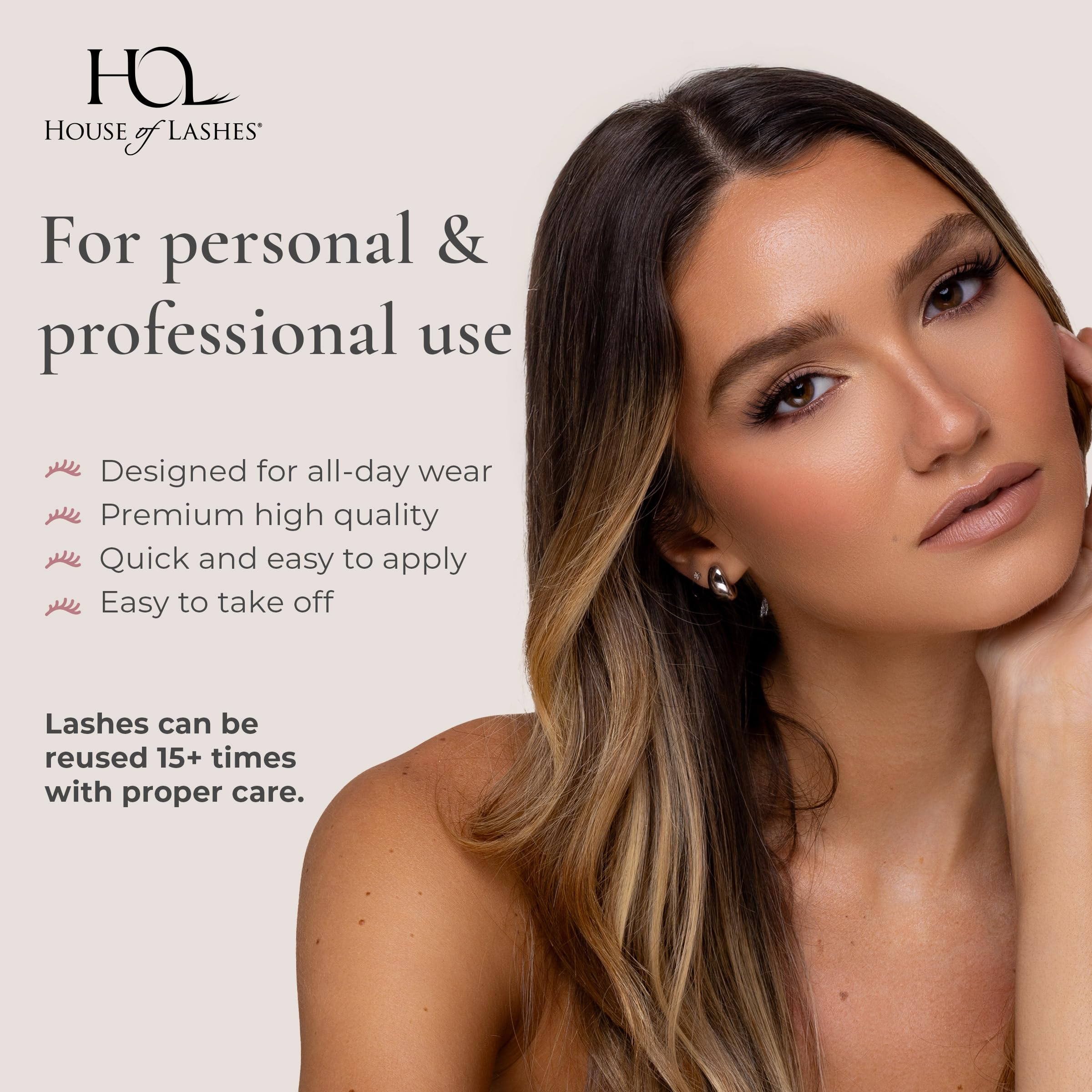 House of Lashes Iconic Lite wispy 3D fibers for defined, natural-looking lashes.