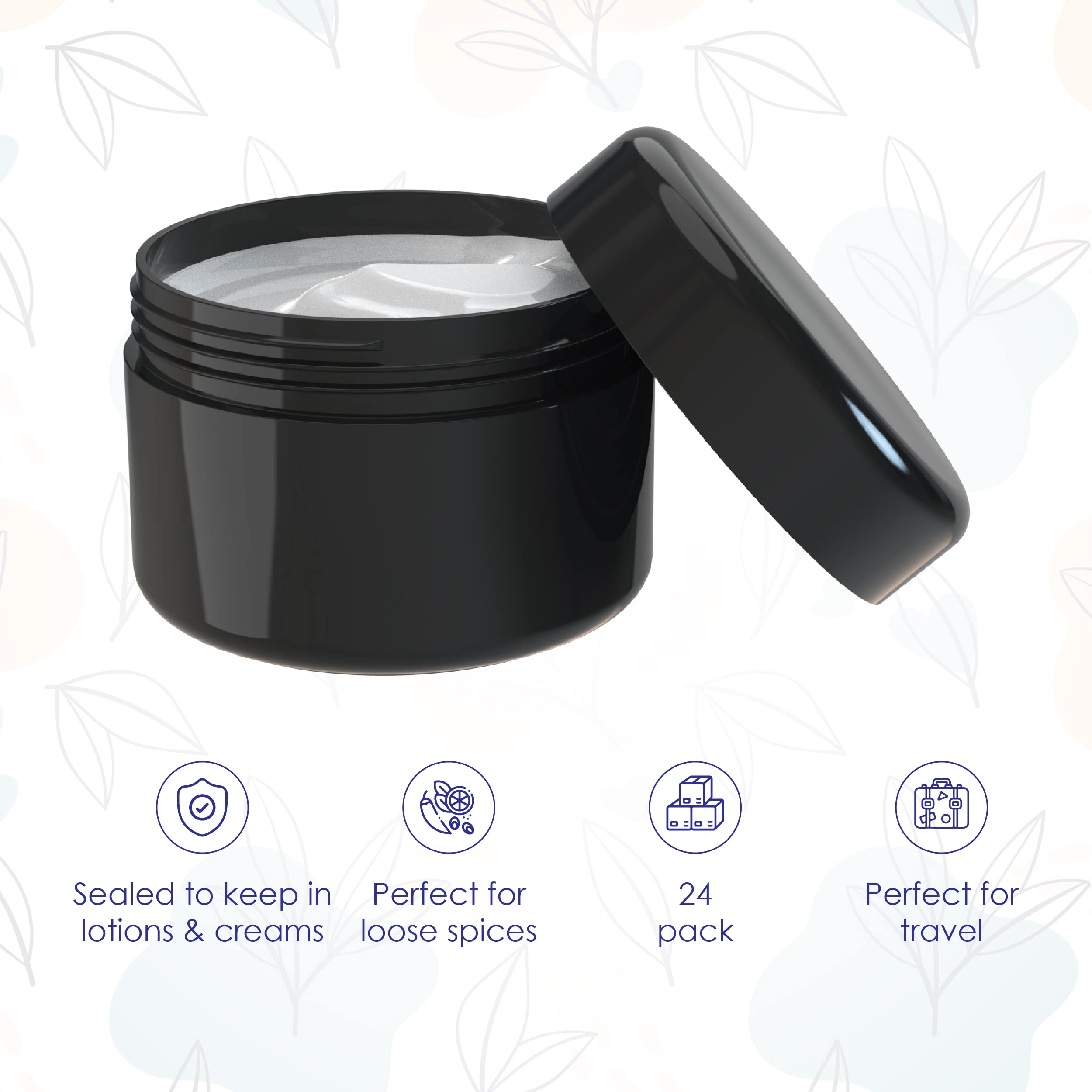 Houseables air-tight cap inner liner demonstrates scent-proof seal for mess-free on-the-go cosmetics.