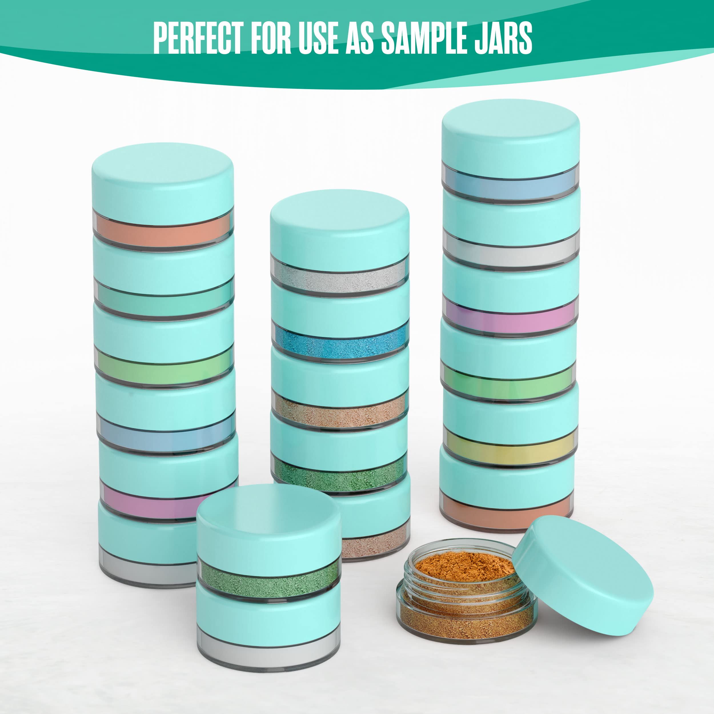 Houseables travel-size mini jars are compact enough for pockets and purses