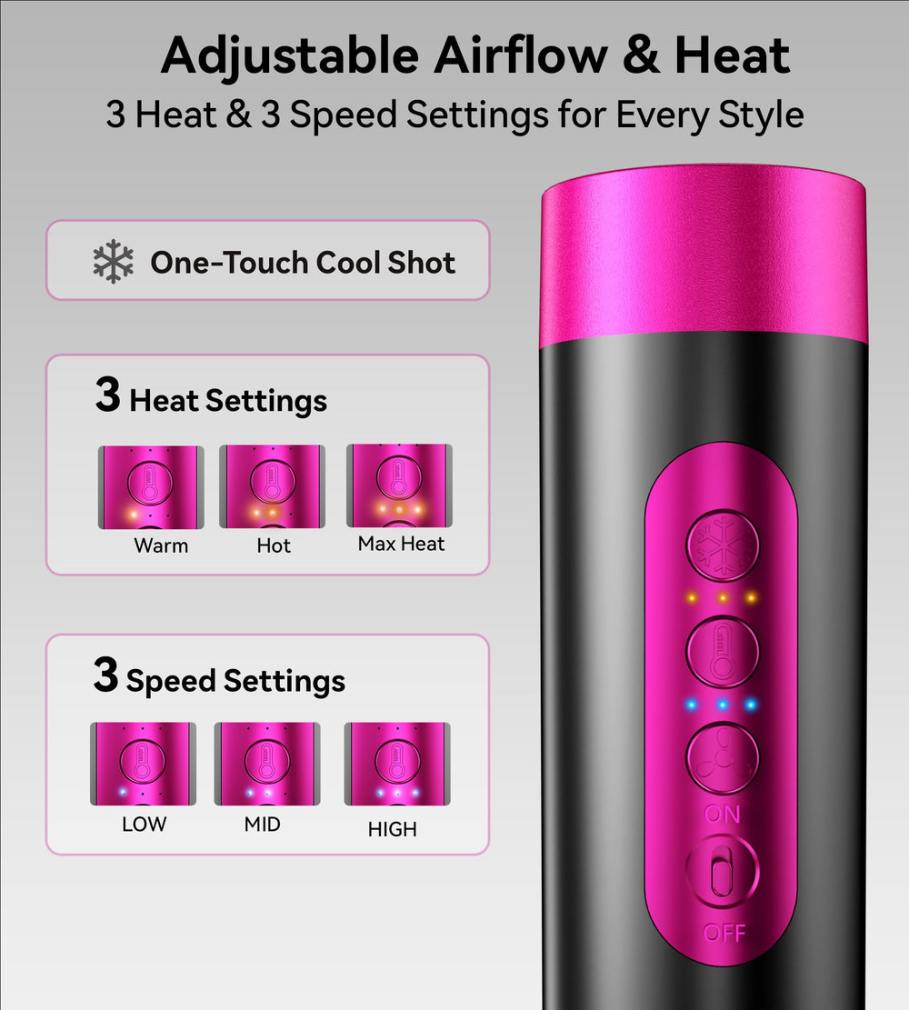 Househerb round brush for bouncy curls reveals voluminous, salon-like finish.