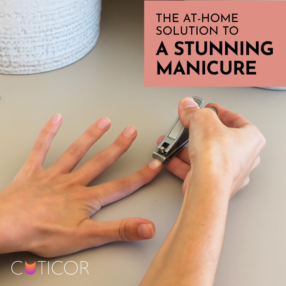 Houseify CUTICOR set includes two clipper sizes for fingernails and toenails