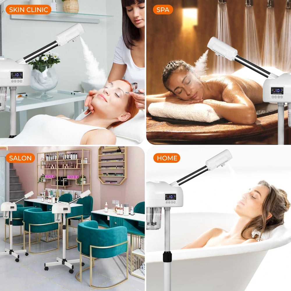 Hovinke professional steamer on wheels ready for mobile spa use.