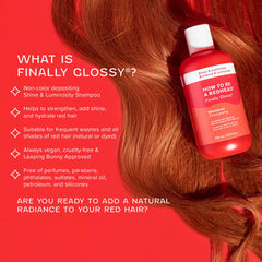 How to Be A Redhead cruelty-free vegan formula for ethical hair care.