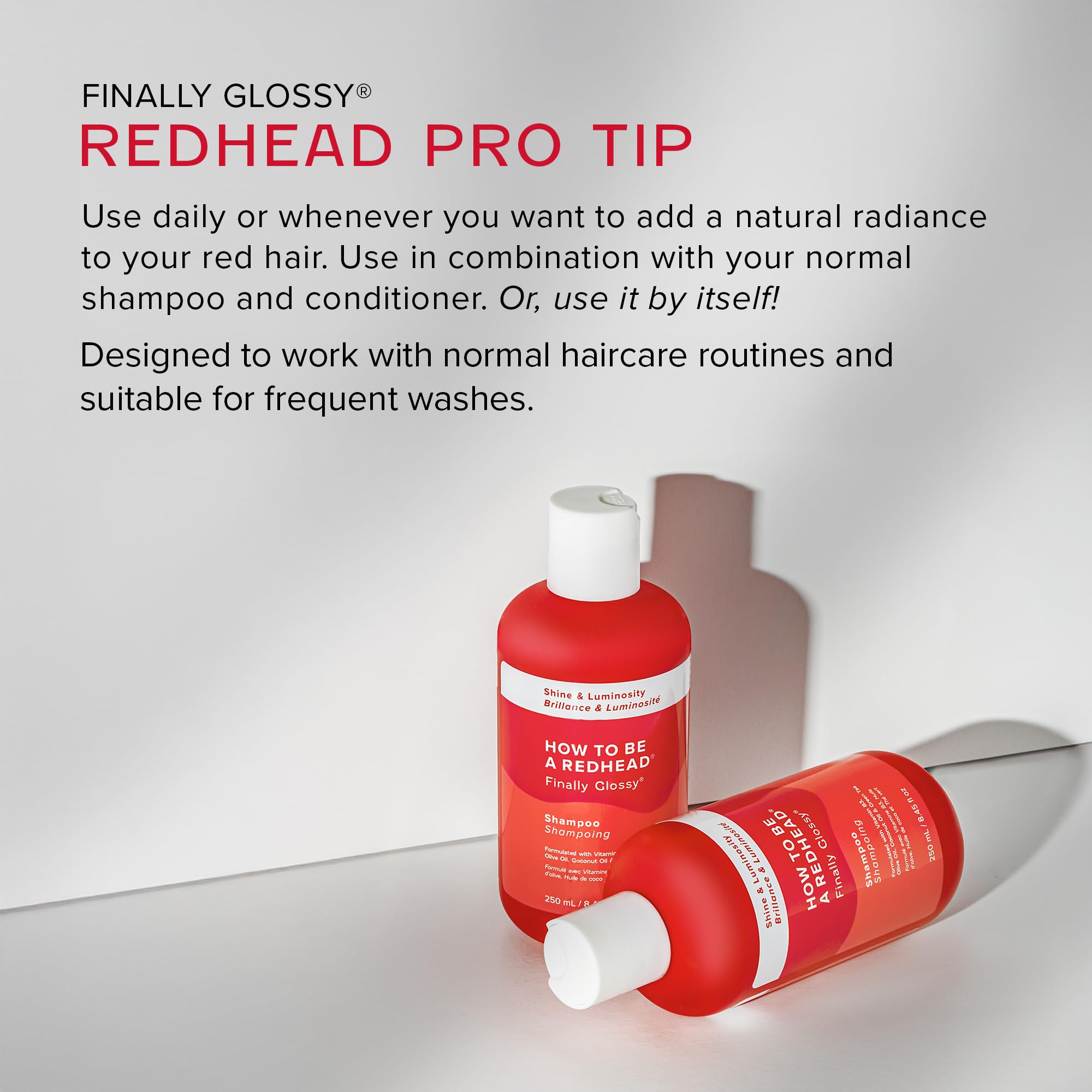 How to Be A Redhead glossy hydration for red hair.