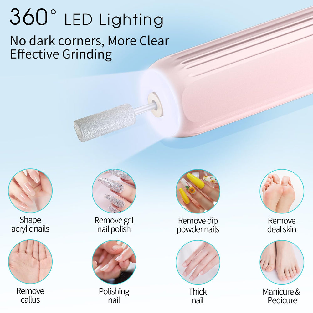 Hoxida forward and reverse rotation for flexible shaping and cuticle work