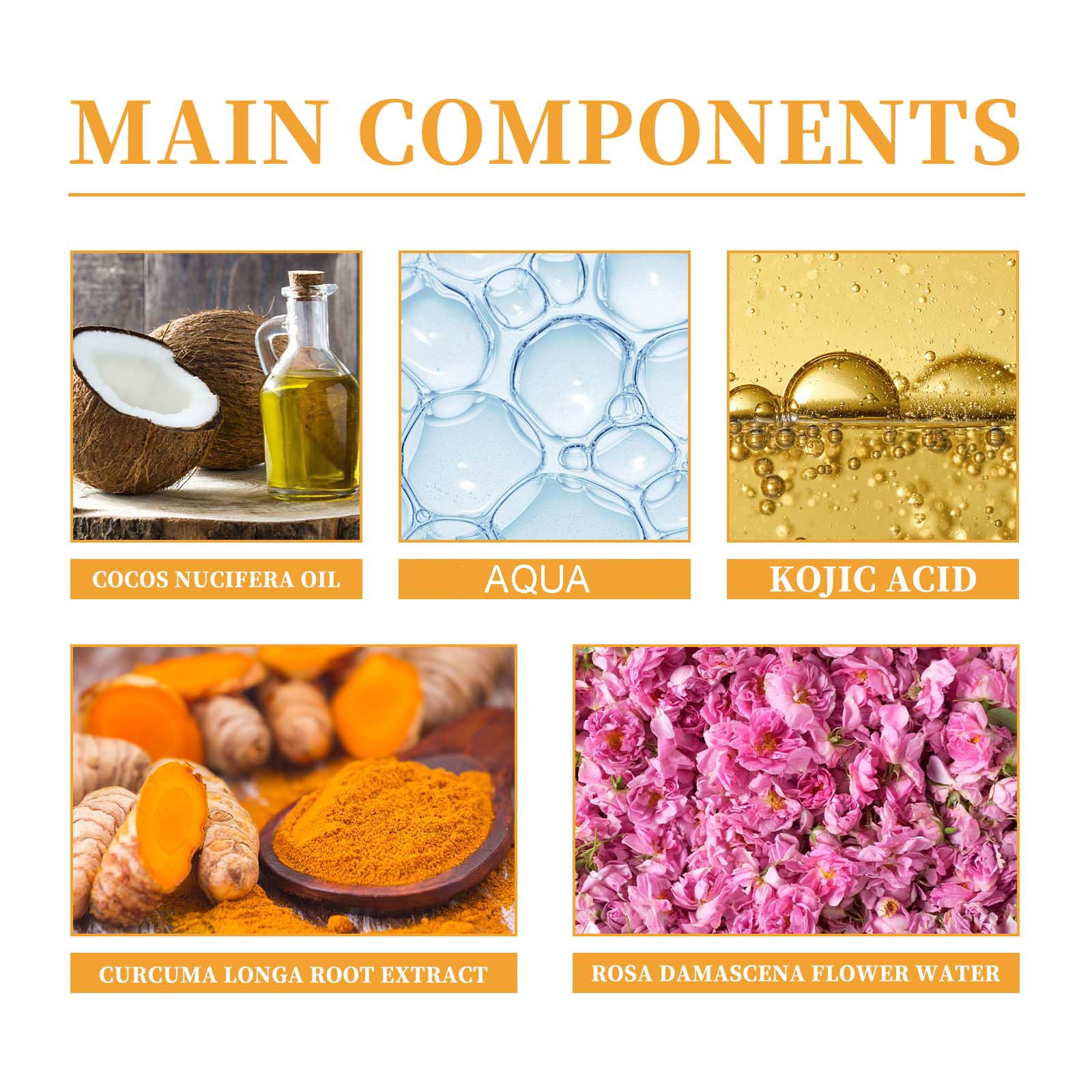 HOYGI Turmeric Face Wash Foam Lather delivering rich cleansing foam