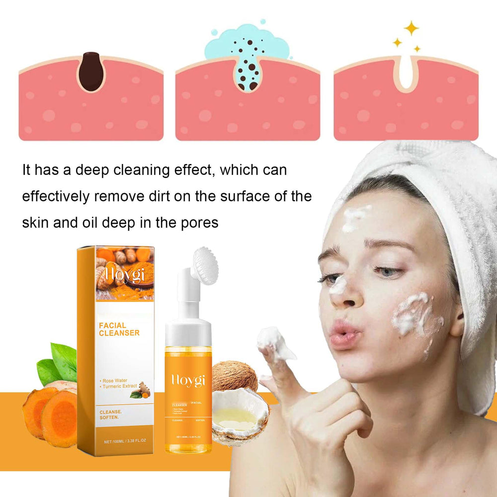 HOYGI Turmeric Face Wash Pack 2 bundle for ongoing skincare routine