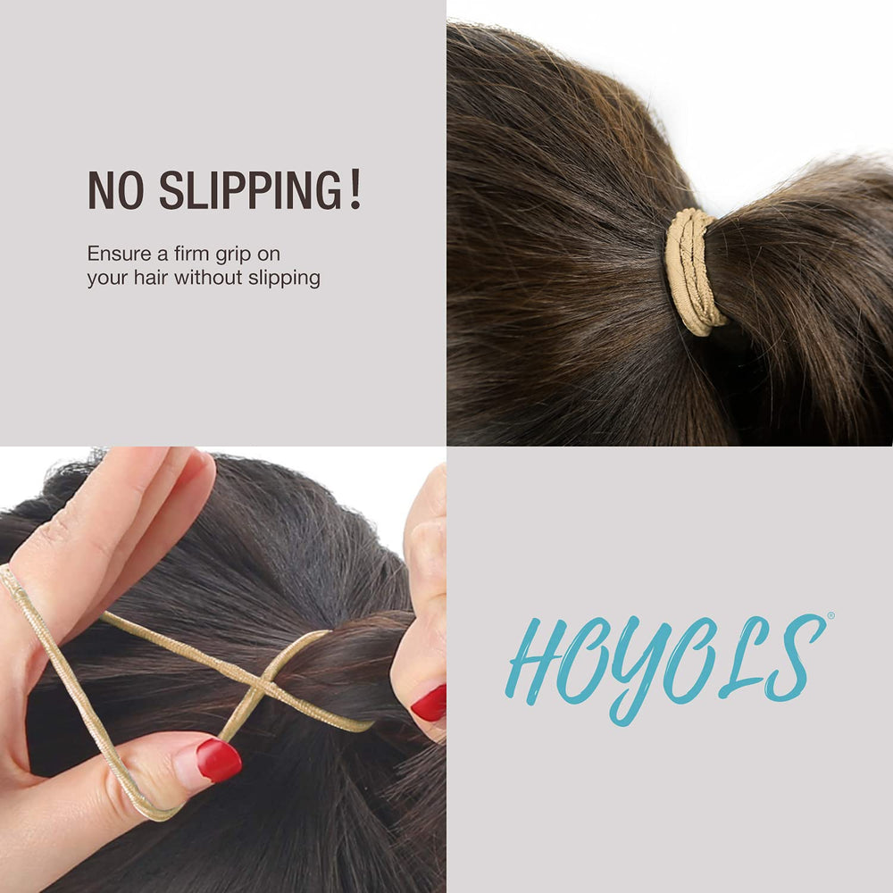 HOYOLS durable long-lasting hair ties ideal for running or yoga