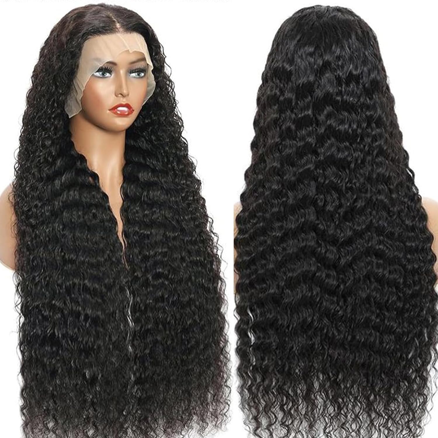 Hoyrhra 13x4 HD lace close-up shows pre-plucked hairline and styling flexibility.