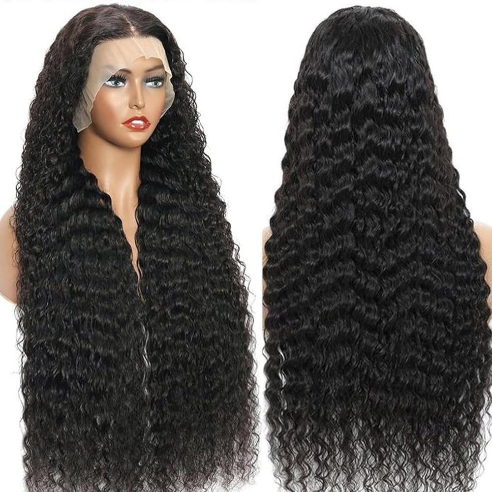Hoyrhra 13x4 HD lace close-up shows pre-plucked hairline and styling flexibility.