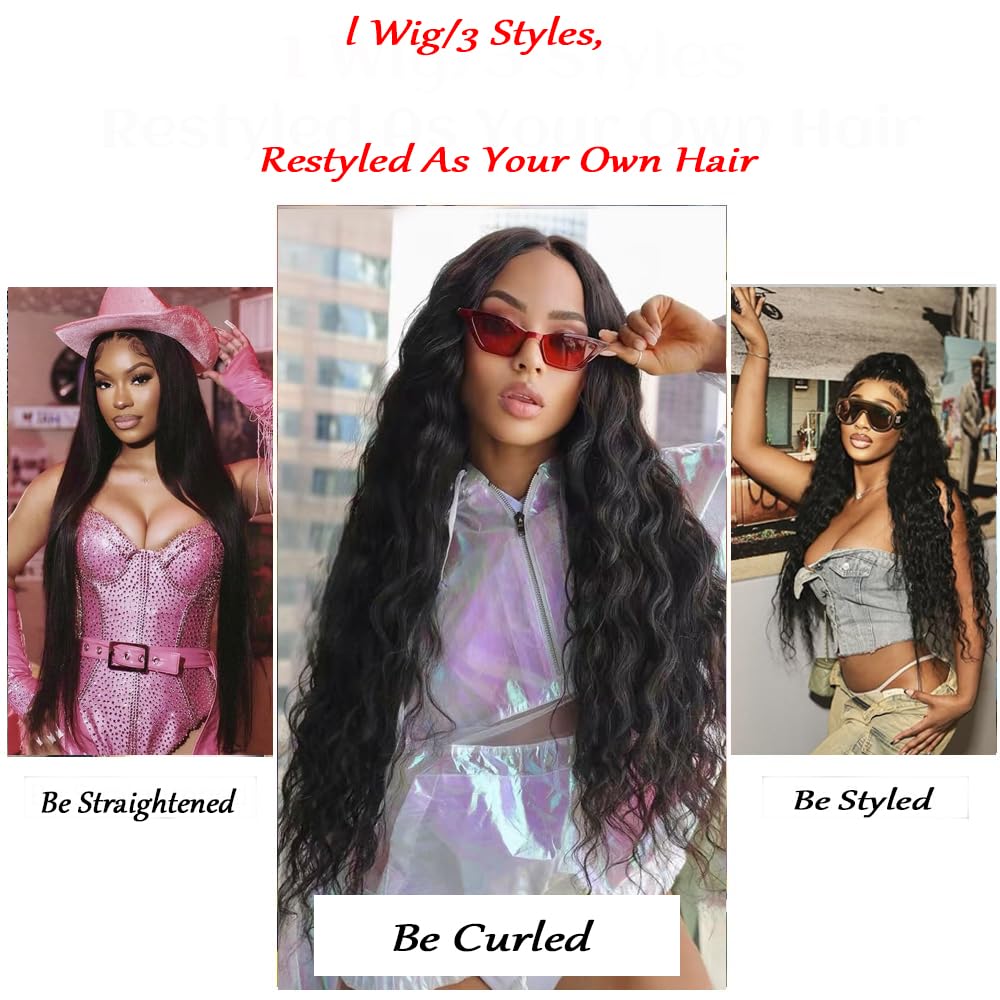 Hoyrhra lace-front wig with adjustable cap and combs for secure wear.