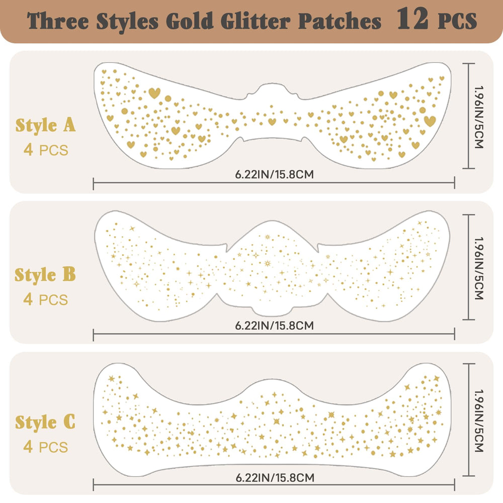 HPUCLZI glitter freckles face tattoos natural dot design for subtle shimmer