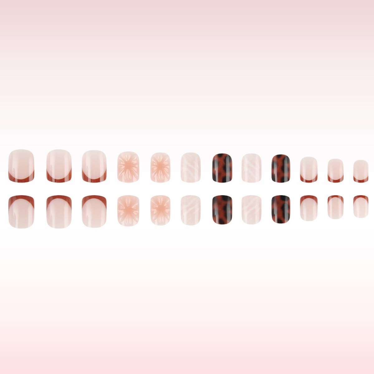 HPYFOI nail jelly stickers pack, easy adhesion for clean application