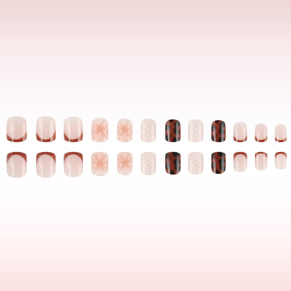 HPYFOI nail jelly stickers pack, easy adhesion for clean application