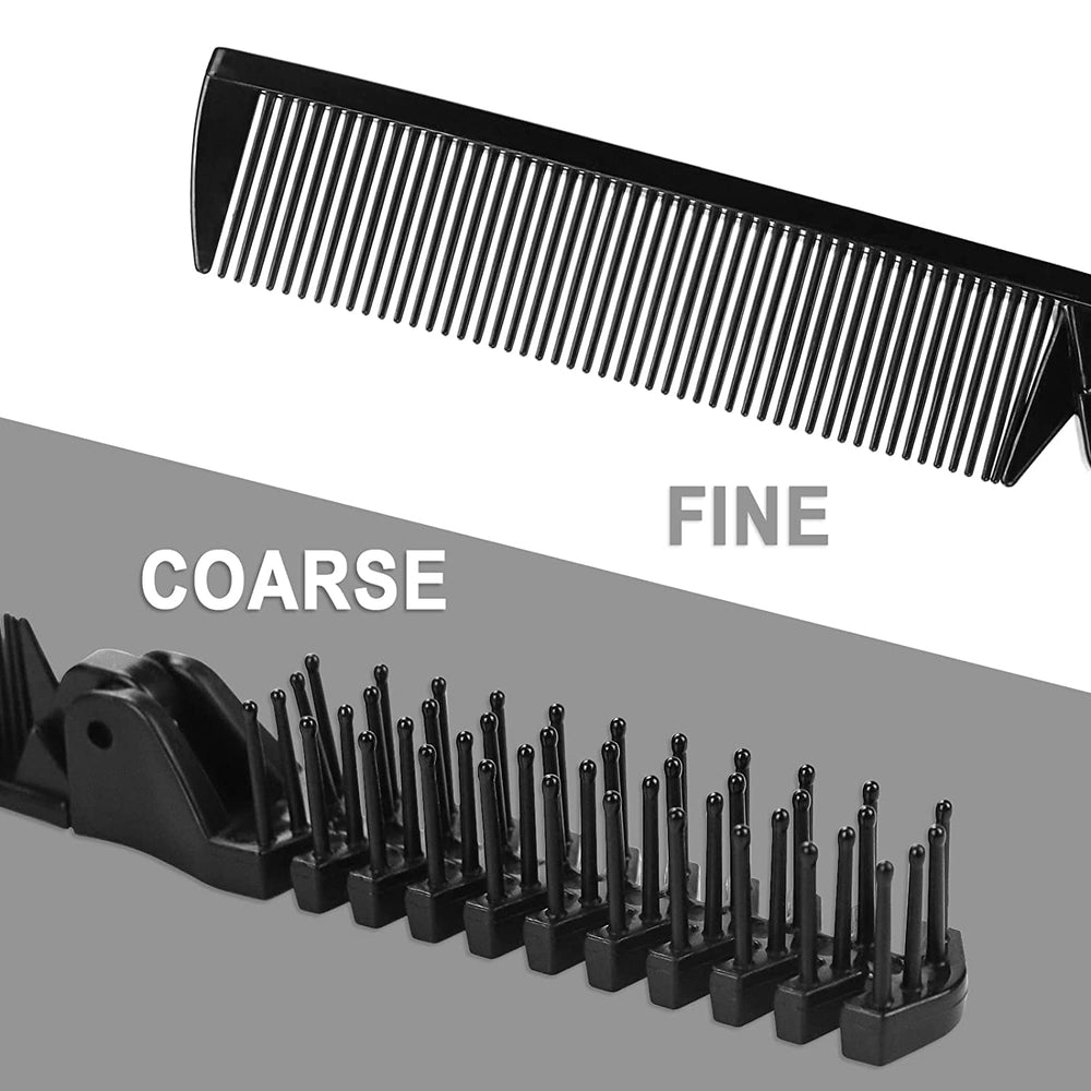HQSLsund foldable comb ball-ended-teeth provide gentle scalp contact.