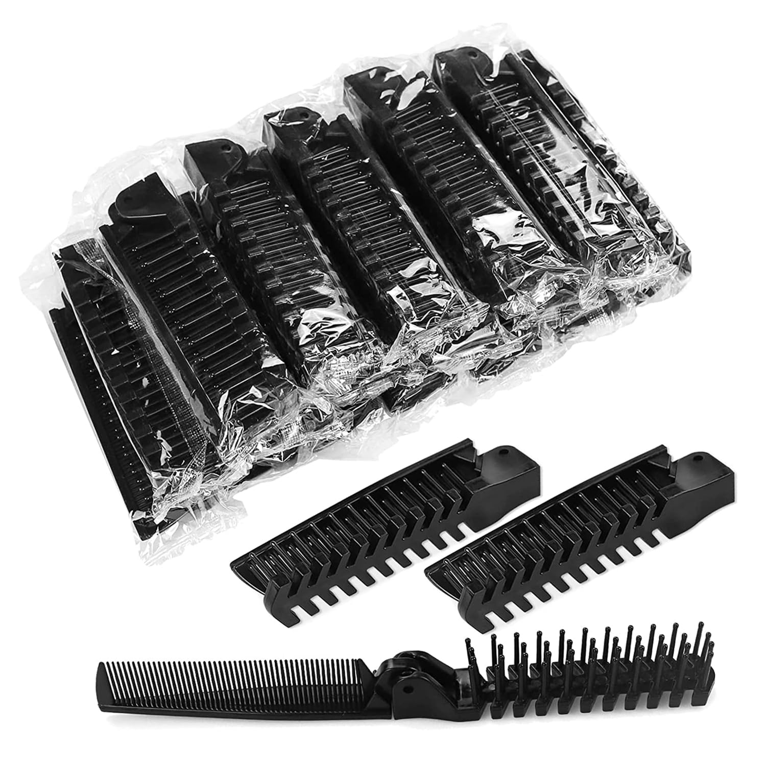 HQSLsund foldable comb closed shows compact travel-ready design.