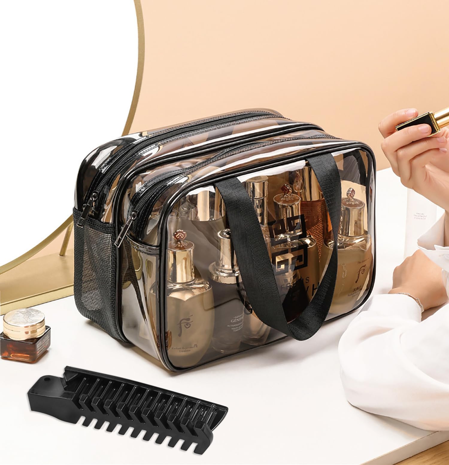 HQSLsund foldable comb travel bulk-pack demonstrates bulk availability for groups.