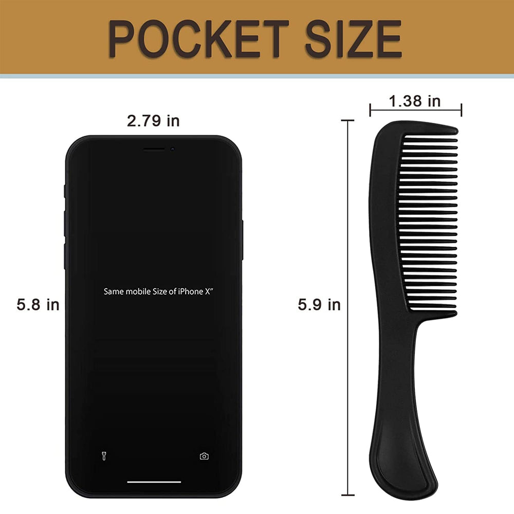 HQSLsund lightweight travel combs weigh just 6 g each for pocket-ready grooming.