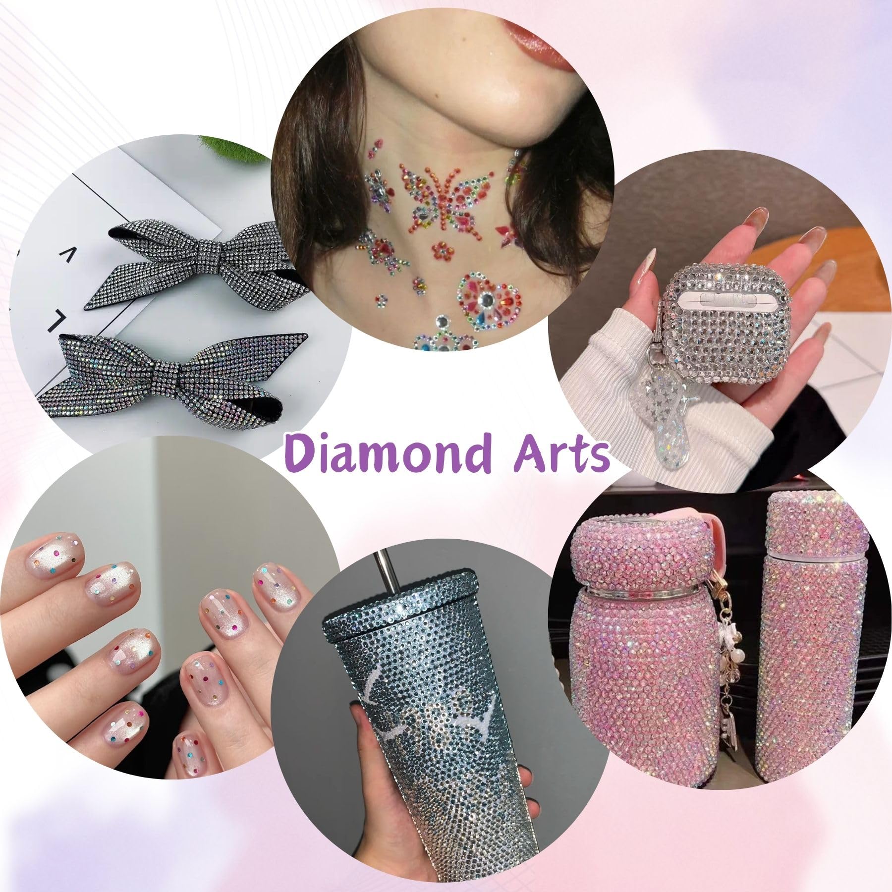 HRLbrc Rhinestones for crafts offer color-rich options for many projects