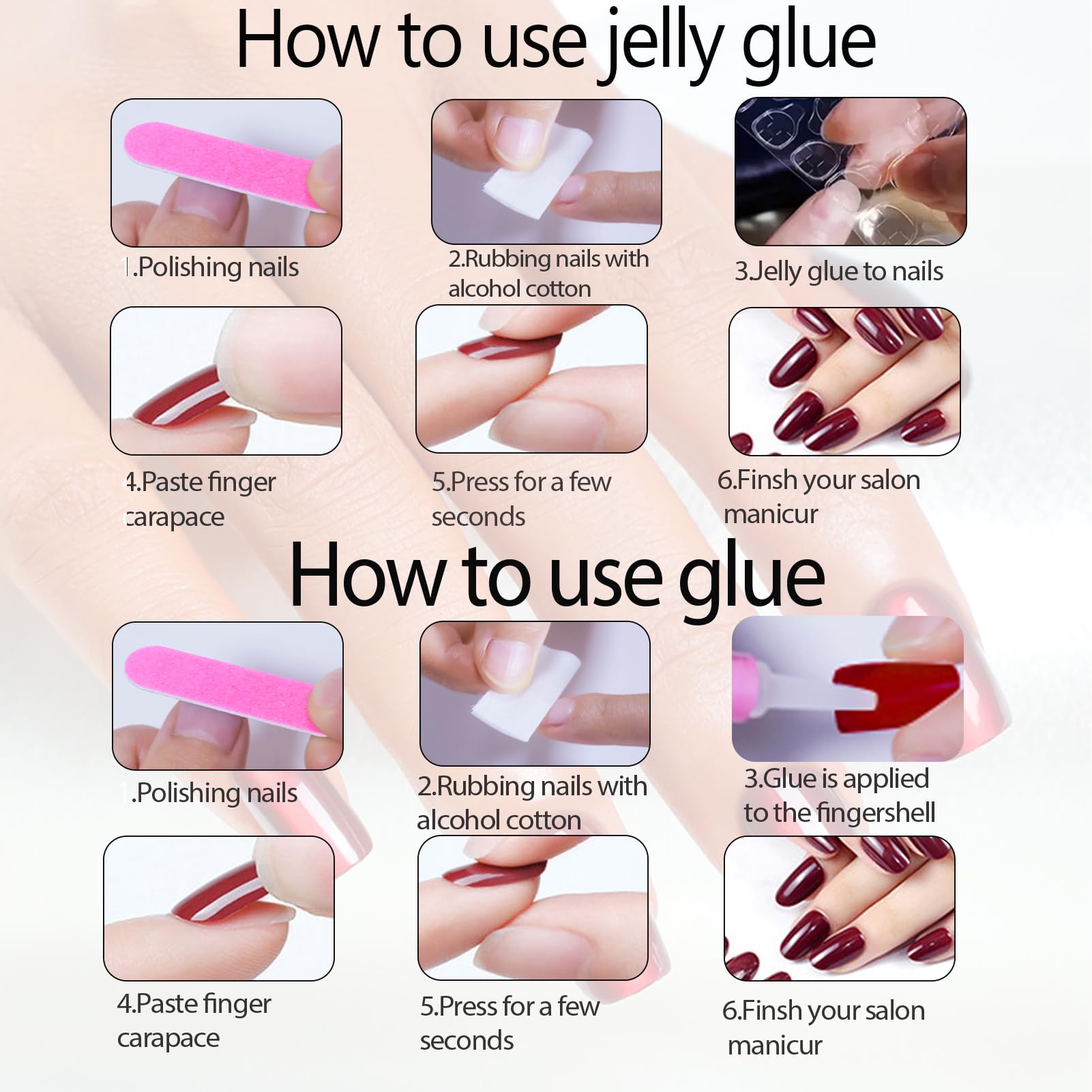 Hrnsnails finish-look pink-ombre nails for stylish everyday upgrade