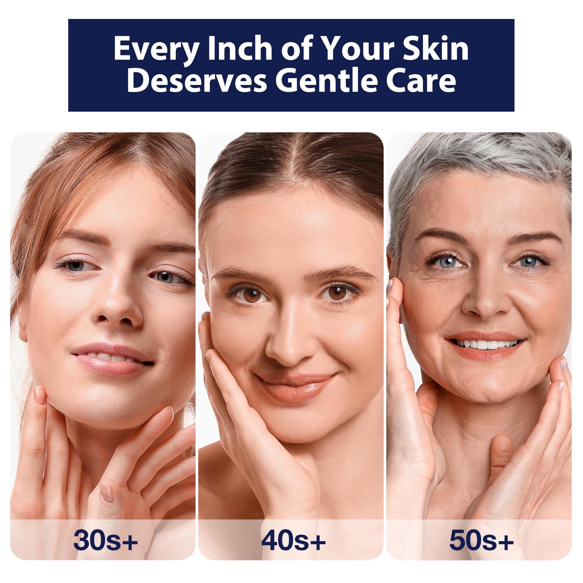 HSBCC neck cream with shea butter and vitamin E nourishes and softens skin.