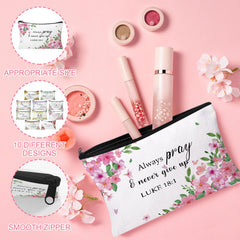 HSDSH Bible verse print design adds elegant inspiration to cosmetics