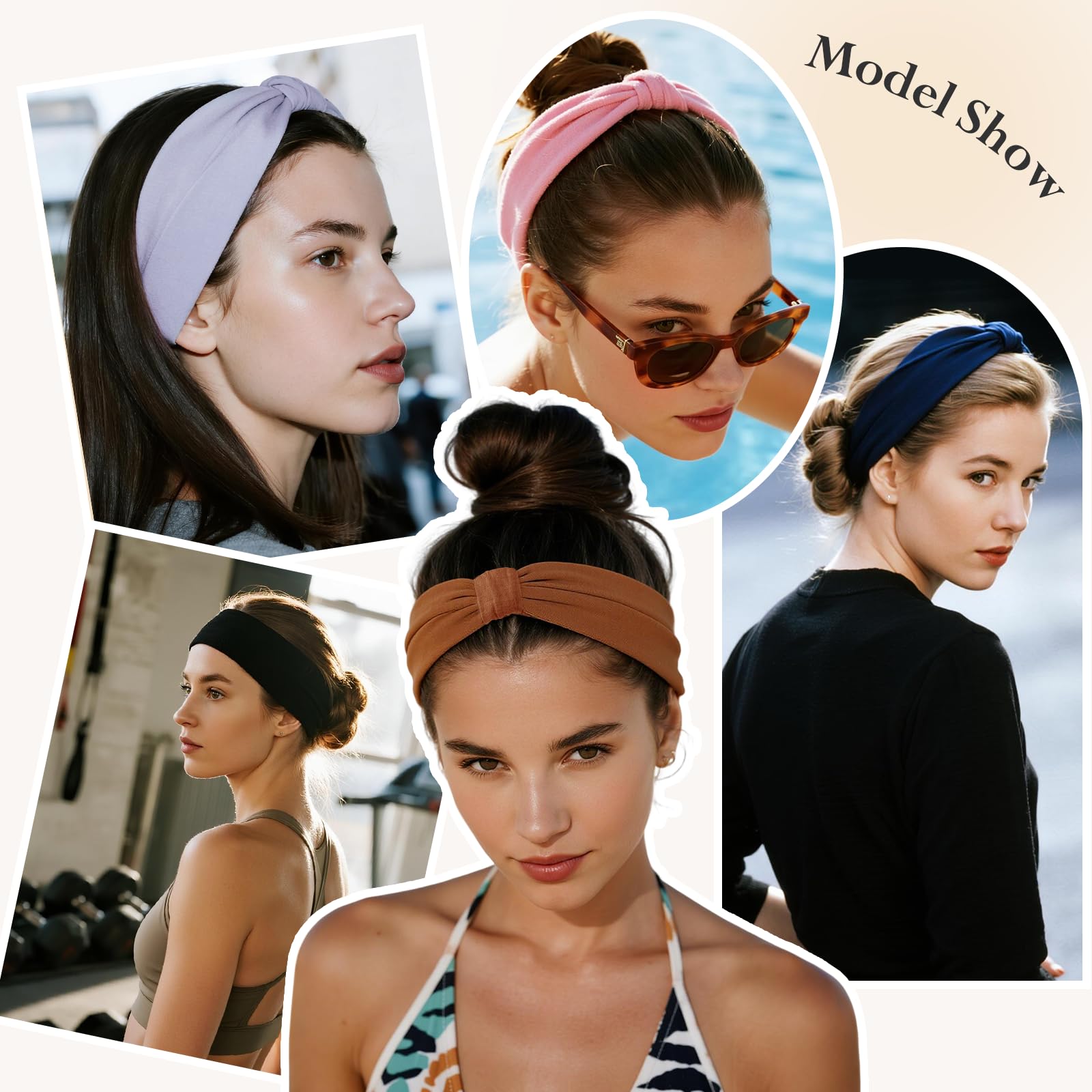HSEM headbands offer versatile daily style with six colors for outfits.