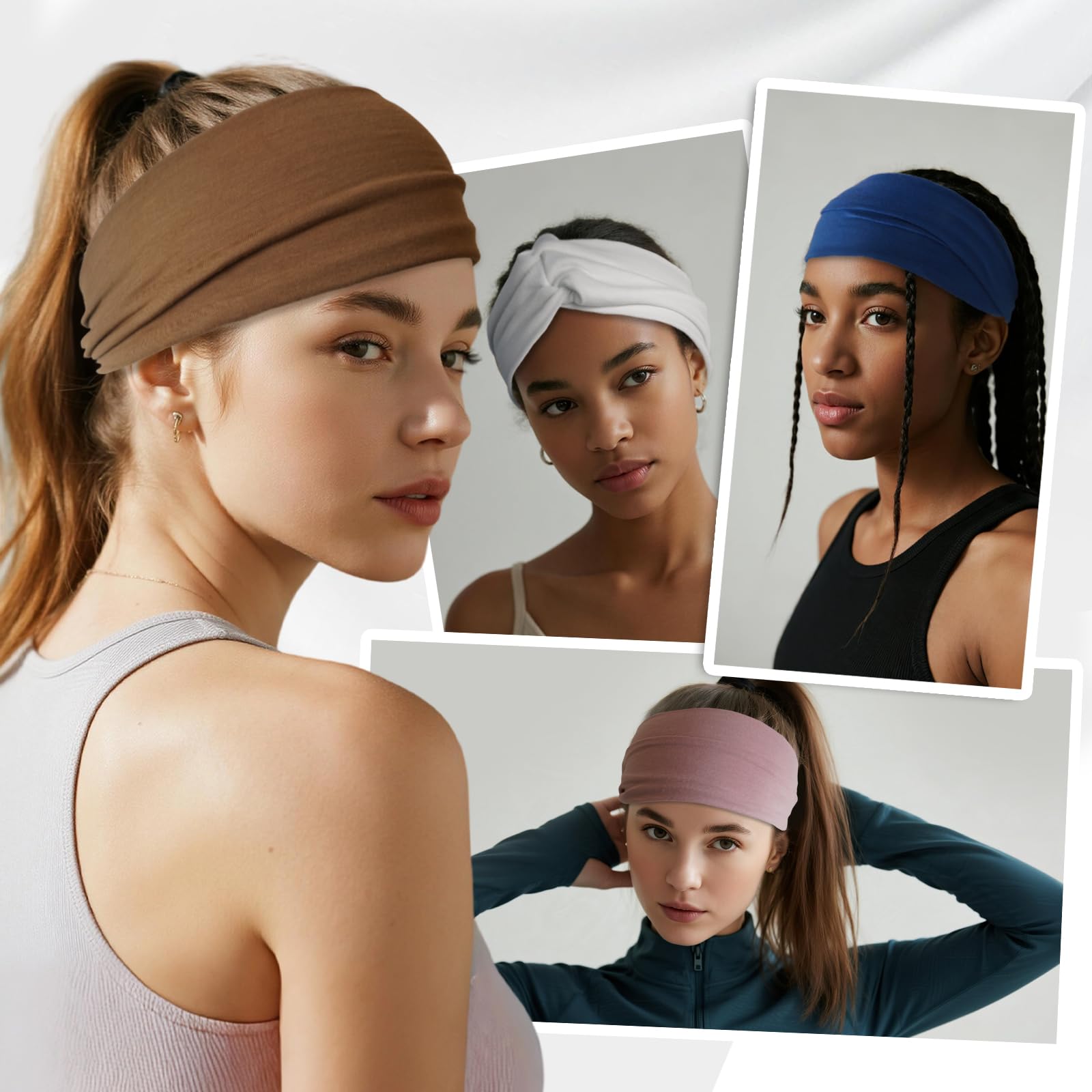 HSEM headbands in six-color variants help match outfits and moods.