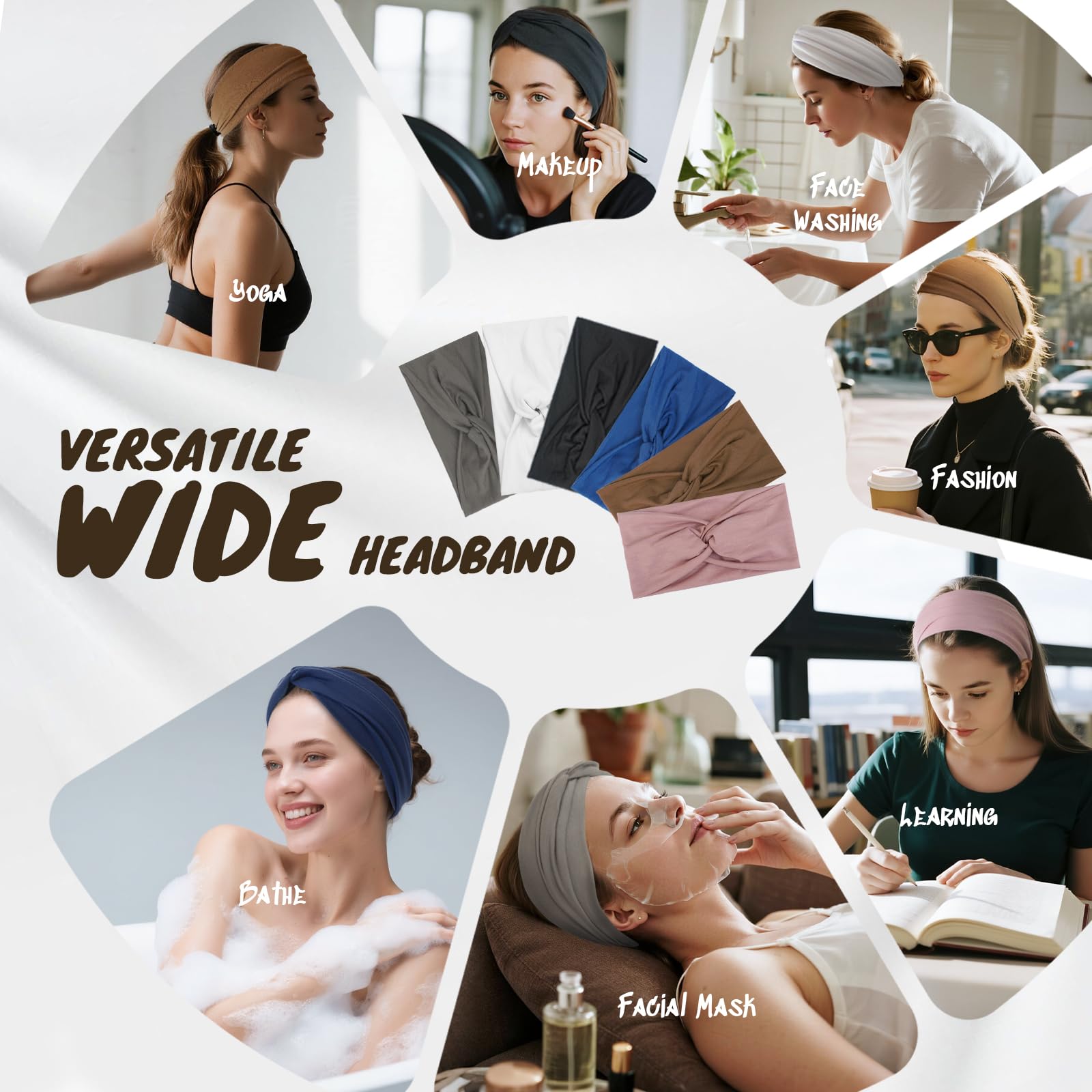 HSEM headbands absorb sweat during yoga, gym, and running sessions.