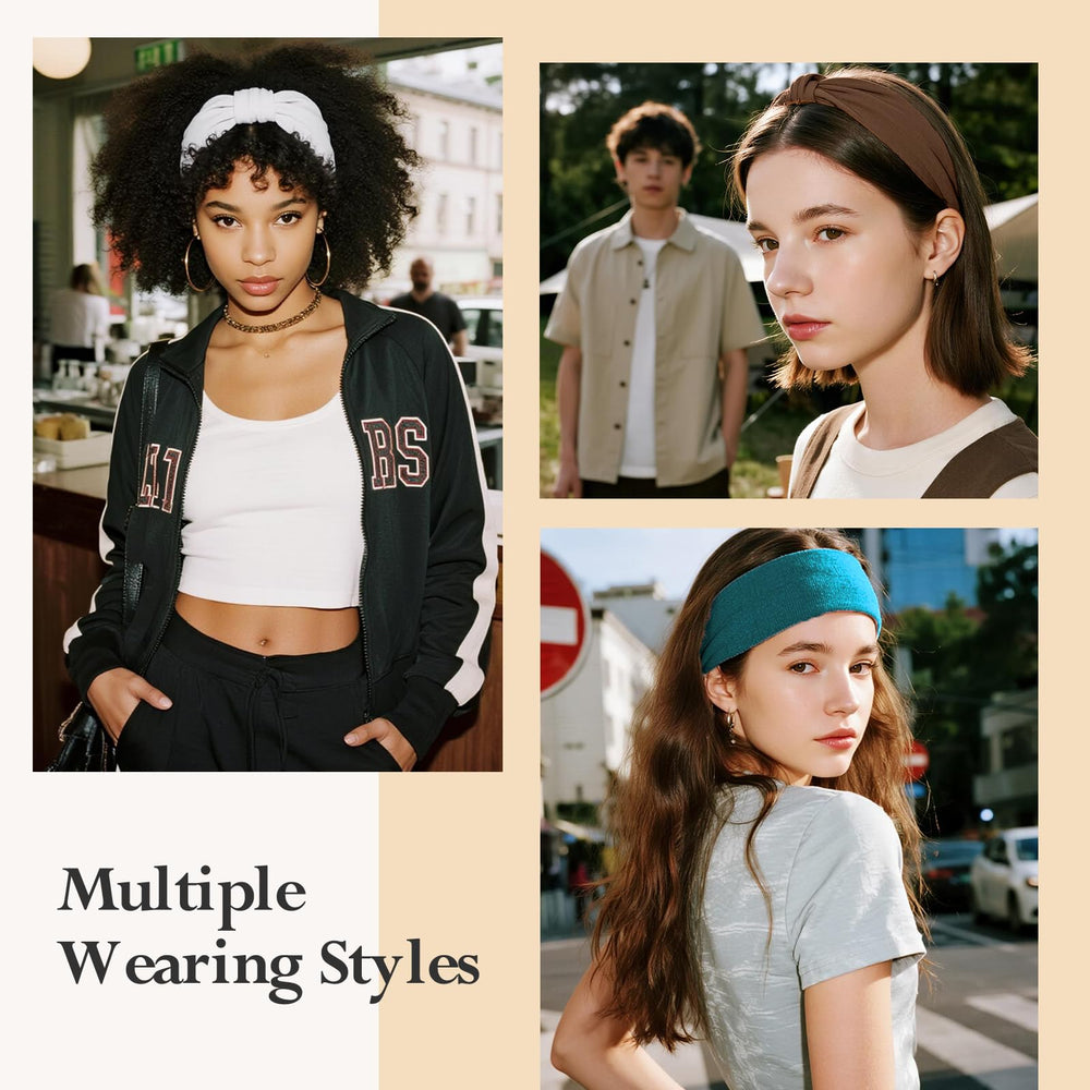 HSEM coffee headband provides breathable support for skincare routines