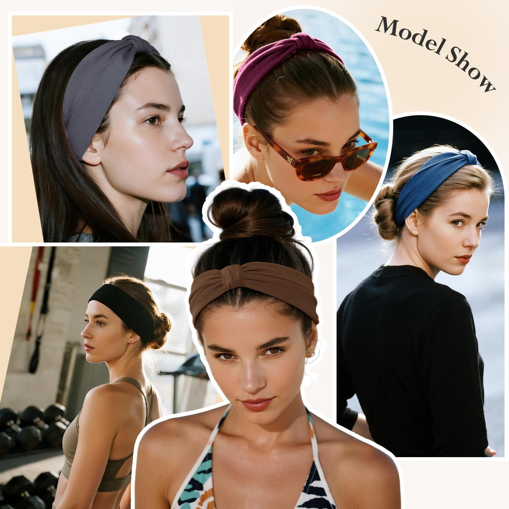 HSEM navy headband blends sport and casual looks for outdoor activities