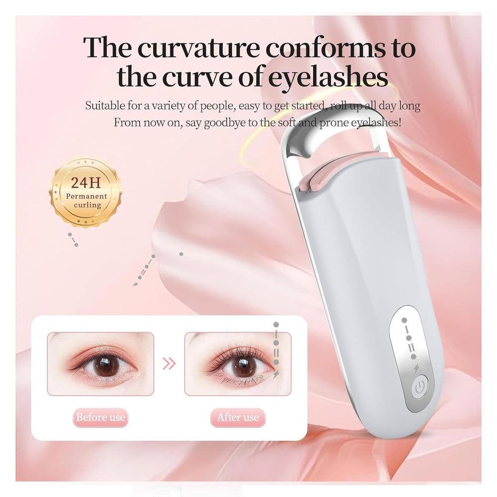 Hsenowi heated eyelash curler two-level temp for soft or thick lashes