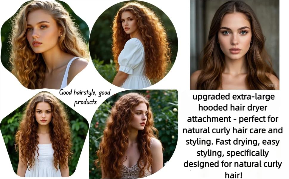 HSHHPZ adjustable blow dryer cap fits most head sizes for quick, comfortable drying.