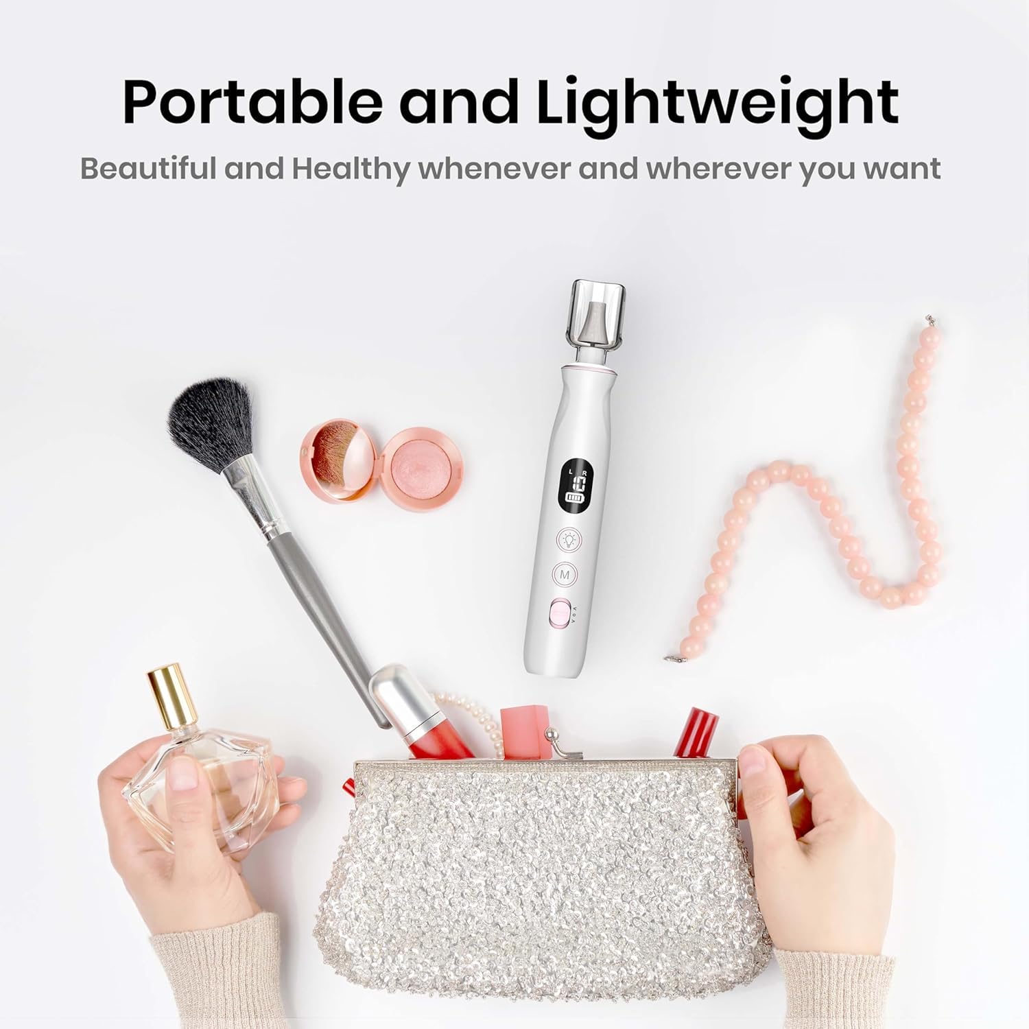 HSKAI home pedicure setup helps you maintain nails in comfort.