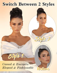 HSLHDI elastic band hidden grip image emphasizes secure fit for diverse hair types