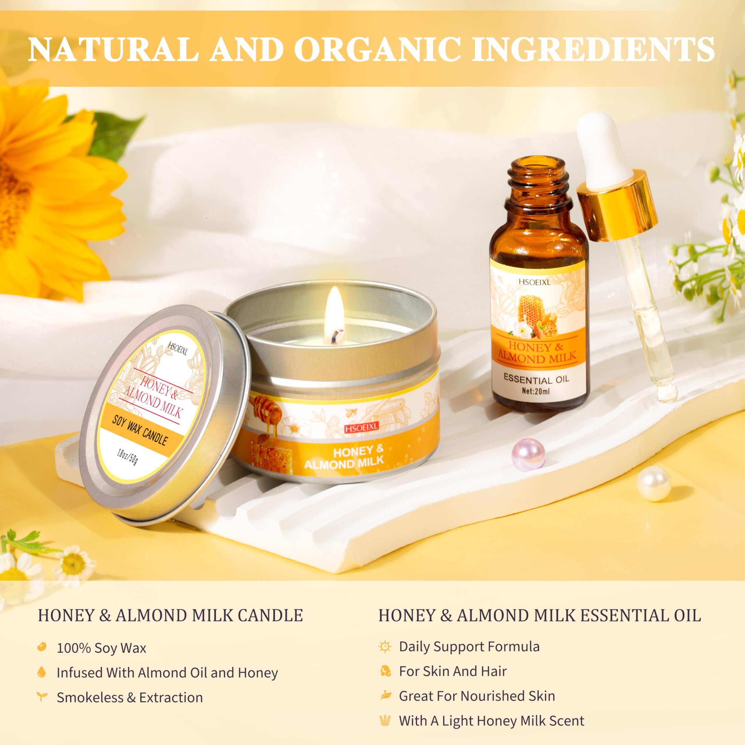 HSOEIXL almond milk honey body lotion tube, deep hydration for dry skin.