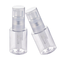 HSOMiD 2-pack empty spray bottle with closed cap for controlled powder dispensing on the go.