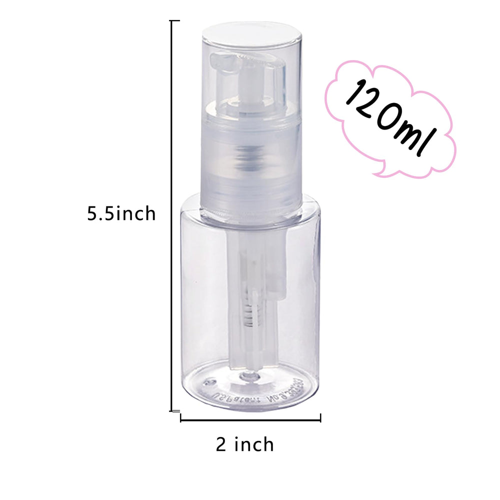 HSOMiD clear 120ml bottle shows contents clearly for easy monitoring and planning.