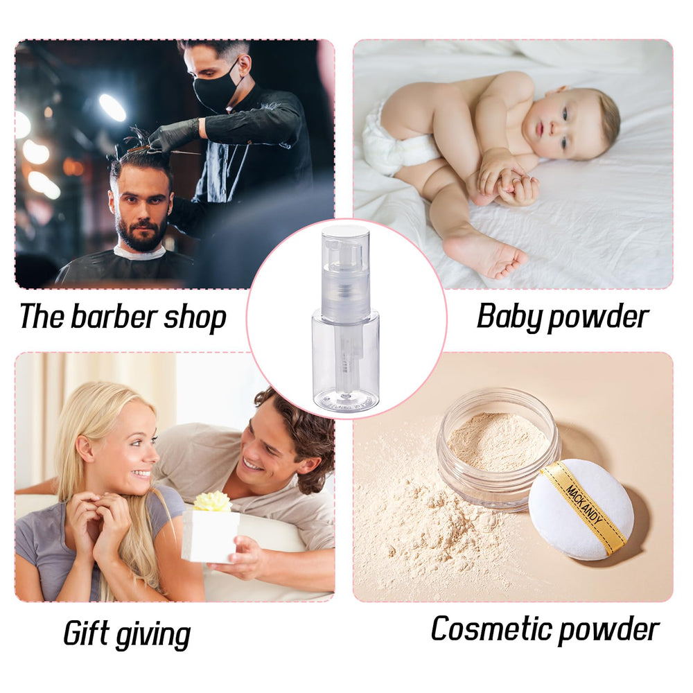 HSOMiD multipurpose bottle works with powder, glitter, or baking decoration powders.