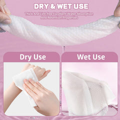 Hsxfl wet and dry dual purpose towel for versatile use.