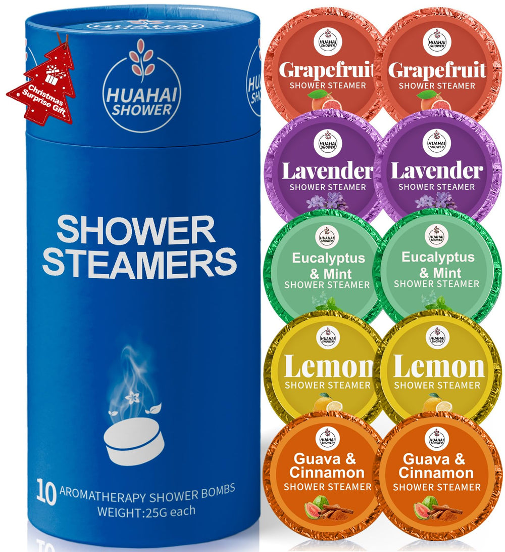 HUAHAI SHOWER steamers lavender pack for relaxing aromatherapy during showers.