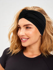 Huachi 3-pack headbands in black offers versatile outfits and daily wear