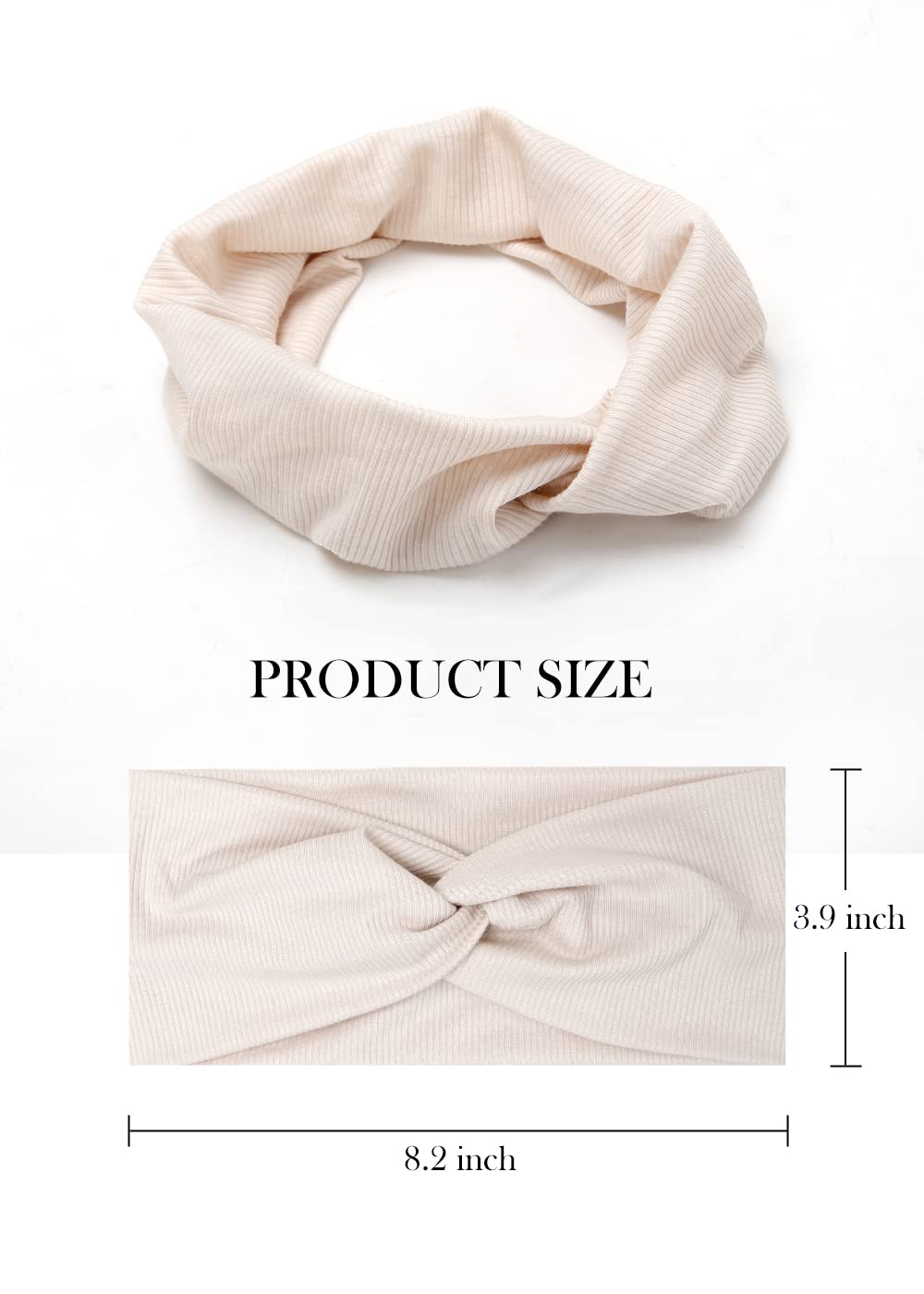 Huachi boho knotted headband styled with outfits to elevate casual looks