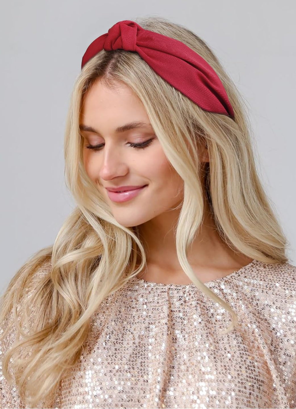 Huachi Christmas headbands four-pack provides adjustable, comfortable fit for moms and daughters