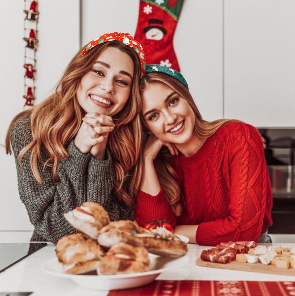 Huachi Christmas Headbands set trio packaging—perfect gift idea for friends and family.