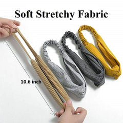 Huachi headband non-slip stretch keeps you confident through workouts or errands.