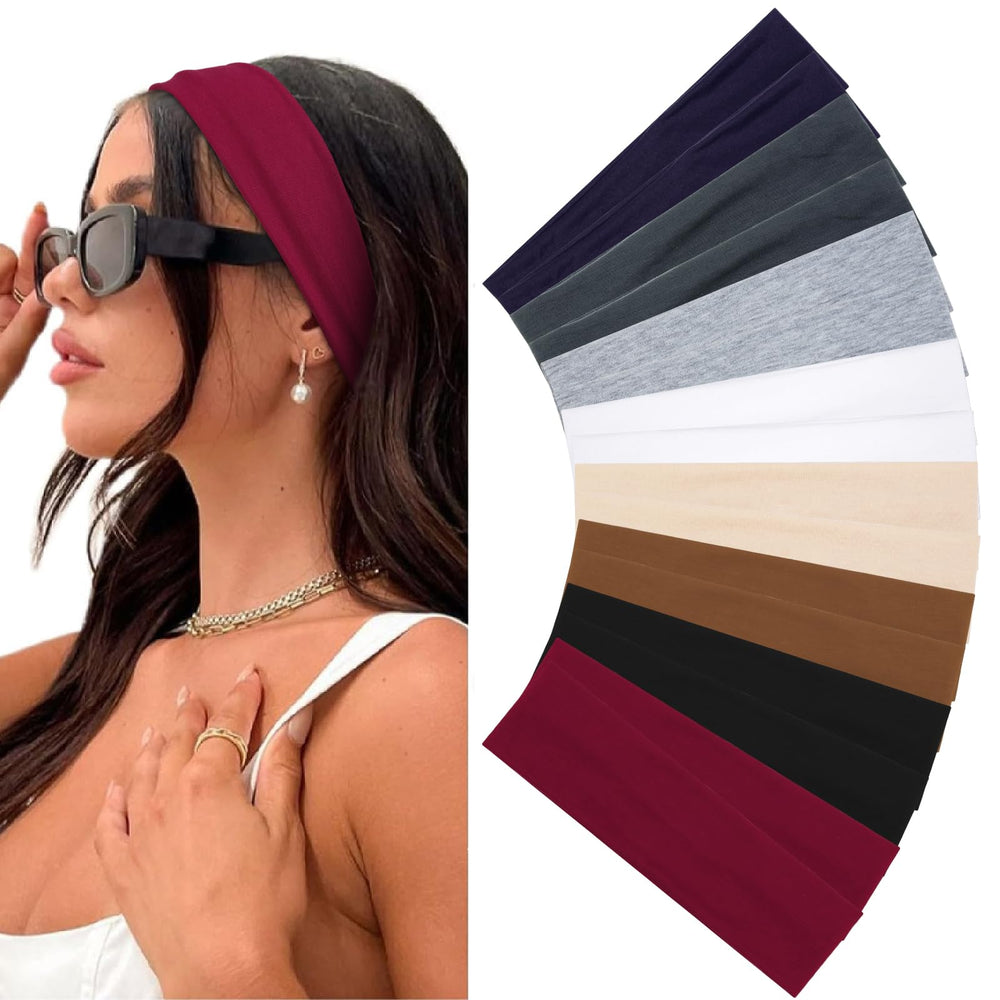 Huachi headbands 16-pack offers versatile styling for daily outfits and stray-hair control.
