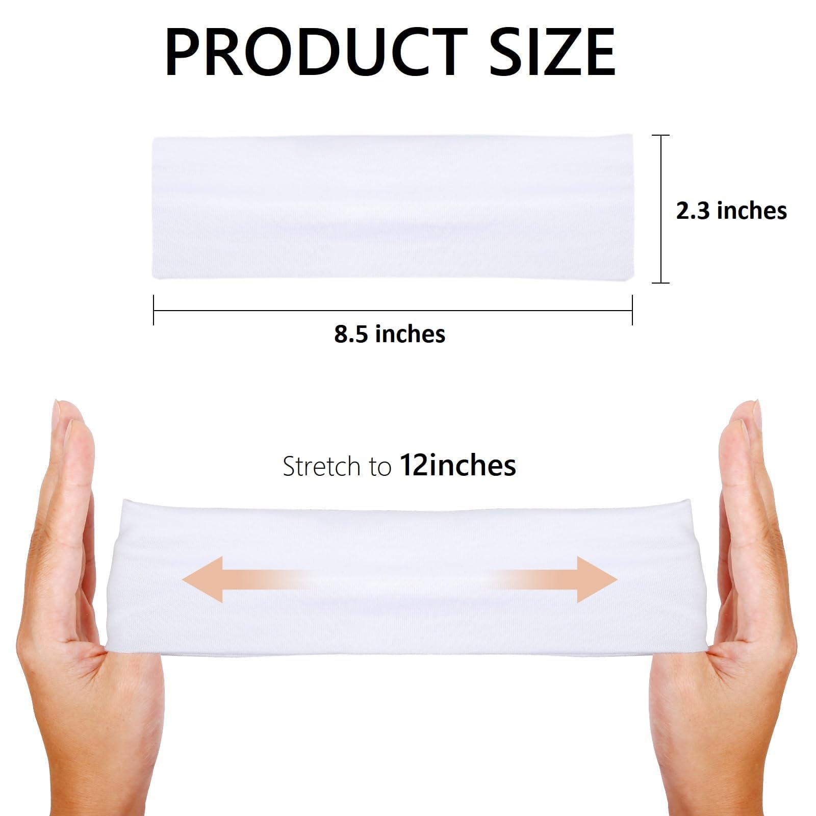 Huachi headbands for yoga and pilates offering secure grip during stretches.