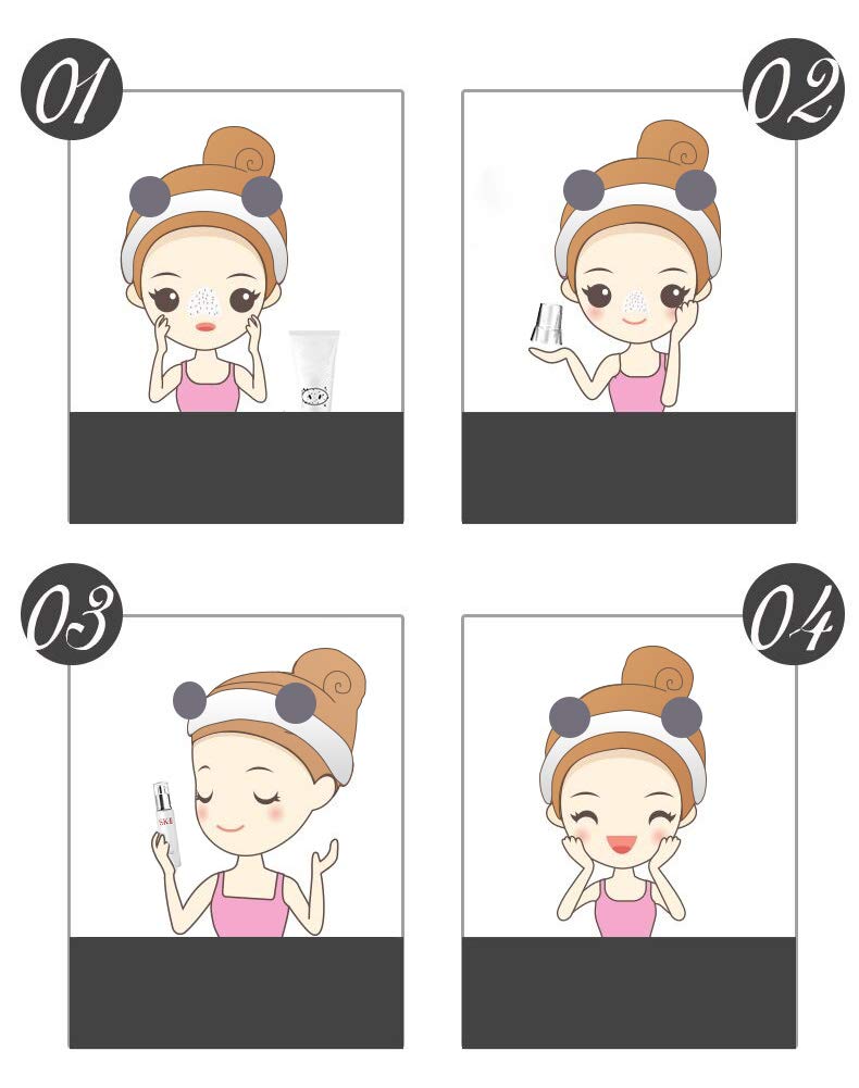 Huachi seven inch width headband provides comfortable coverage while keeping hair away