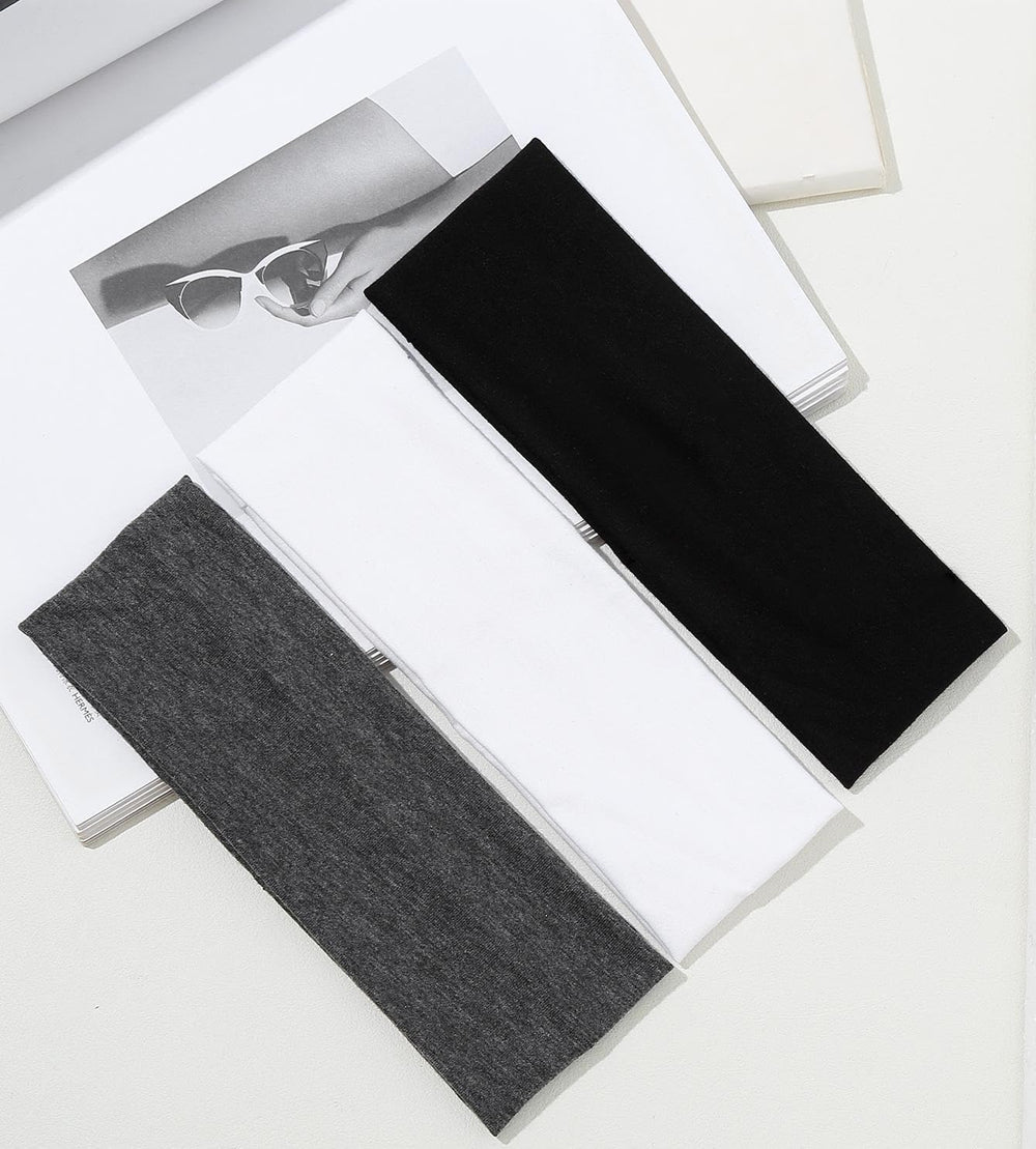 Huachi headbands soft fabric closeup highlights gentle stretch and all-day comfort.